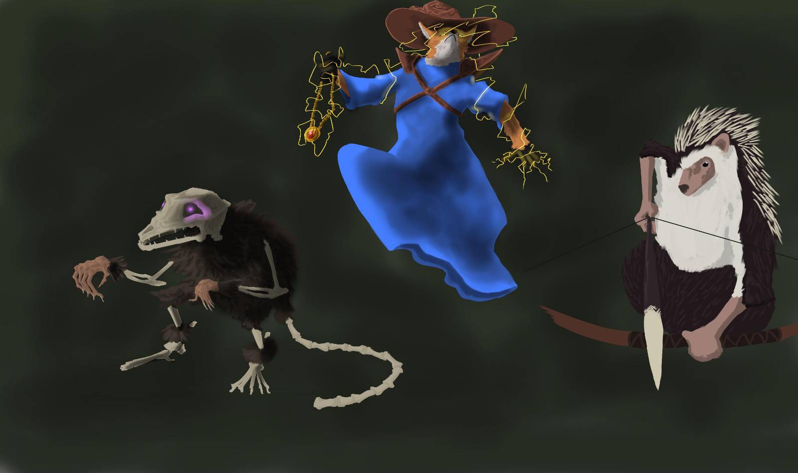 Critter trio