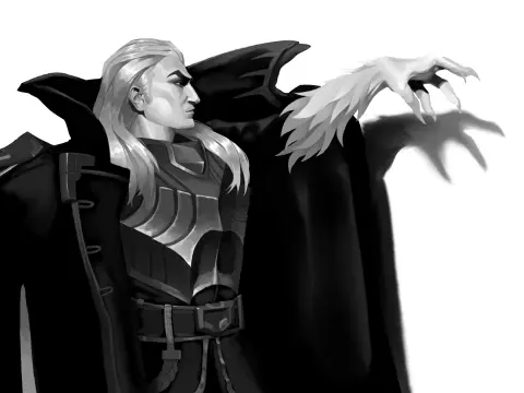 Monochrome painting