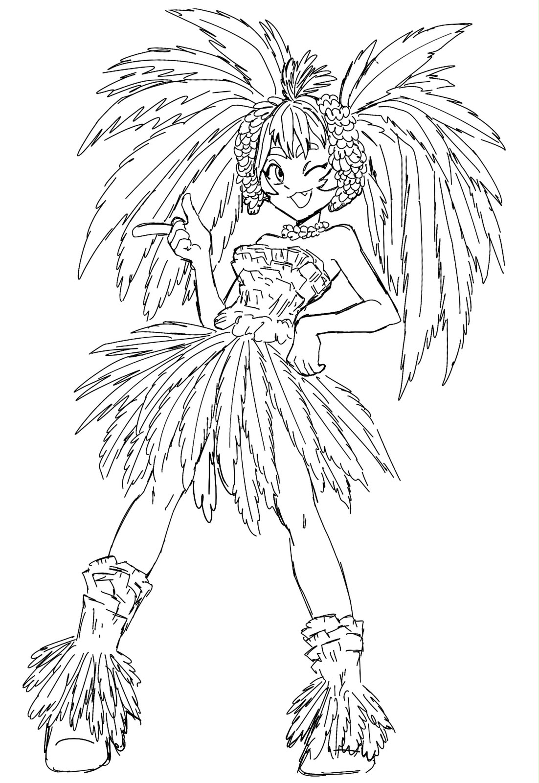 Palm Tree Girl