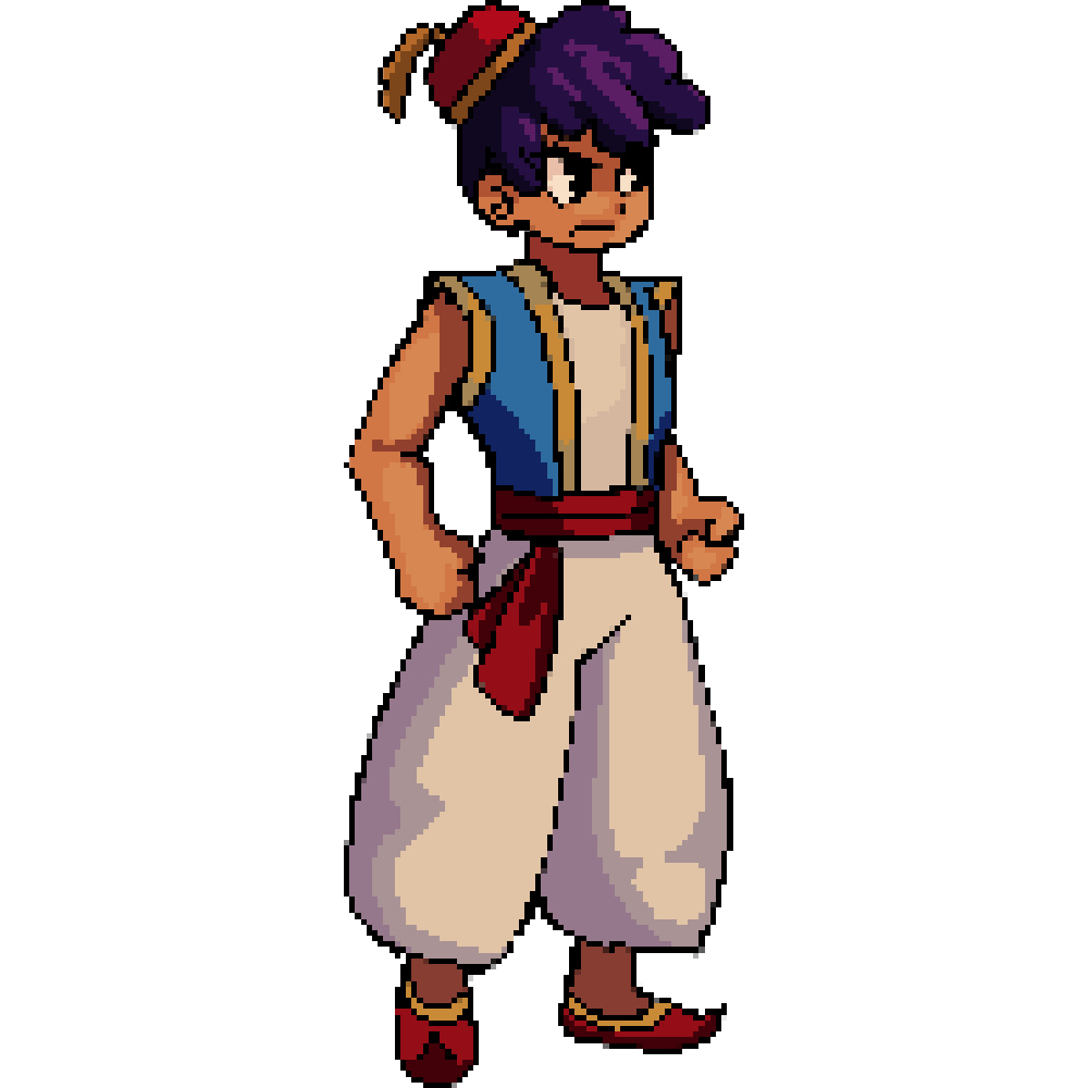 1001 inspired pixel art